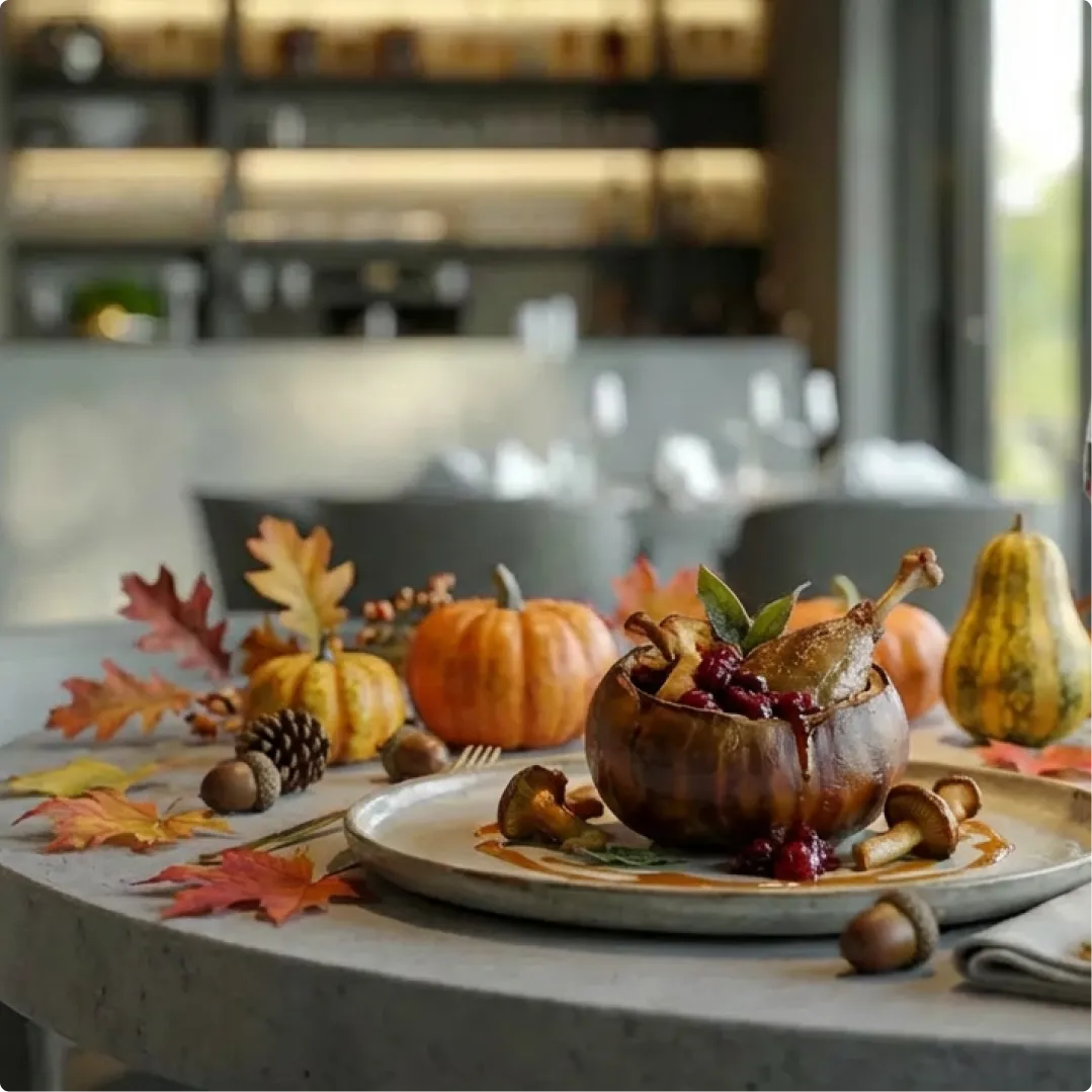 Специальные блюда, напитки и условия, созданные с учётом сезона и настроения.